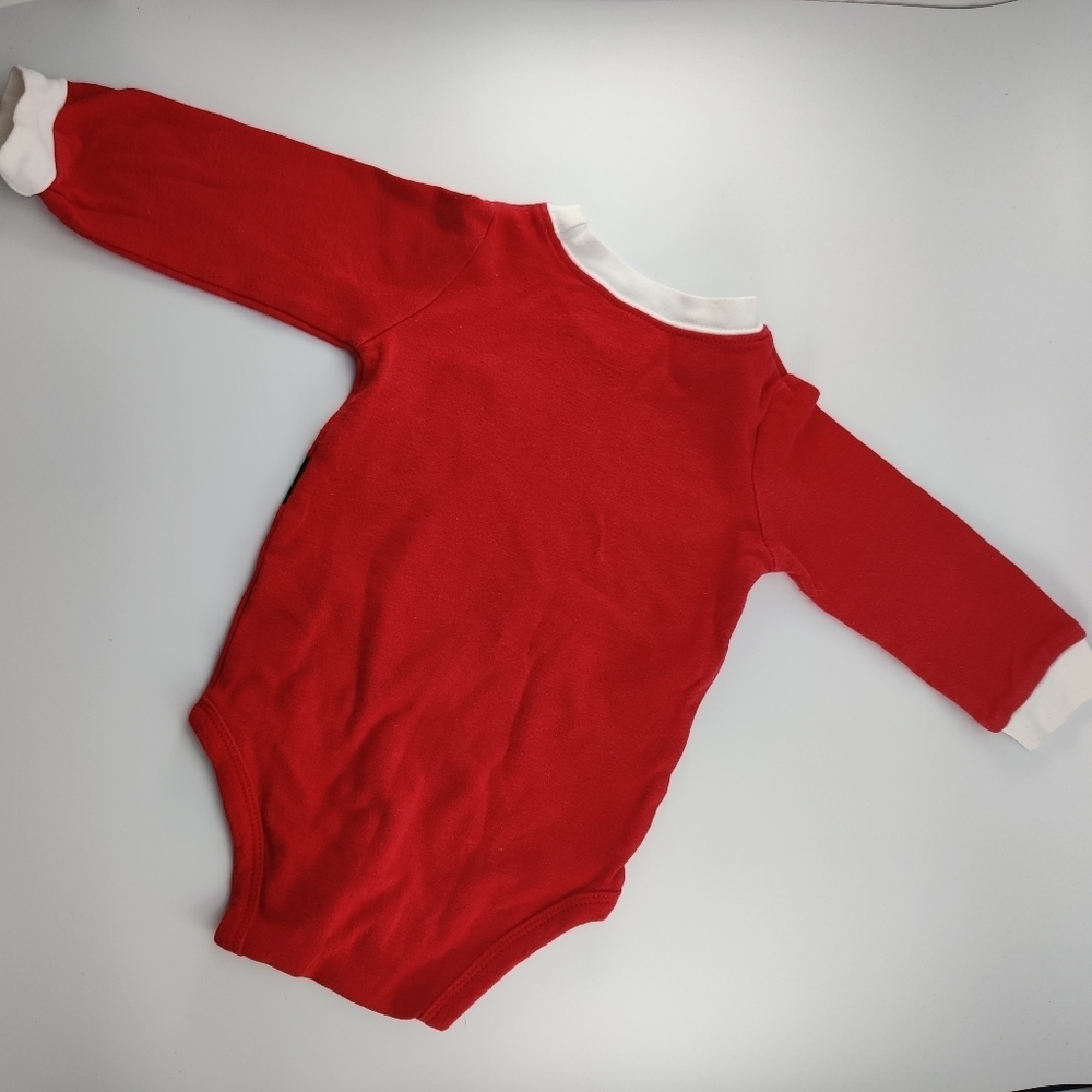 3/$10 Carter's Santa Onesie 12 months - Picture 3 of 5